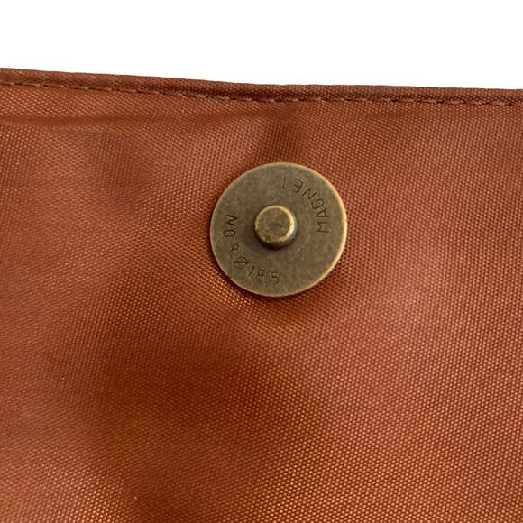 Y2K Reflexions by Montana Silversmiths Brown Leather Flap Shoulder Handbag Purse - Picture 9 of 13